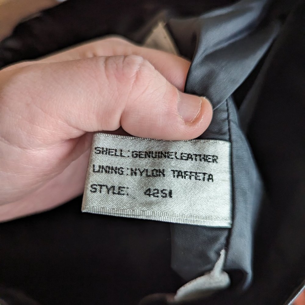Wilson's Vintage Leather Skirt | Sz 12 | Goth, Grunge, Punk - Picture 4 of 6